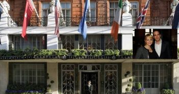 Dit is het ‘zaaltje’ in het Londense Claridge-hotel waar Chantal Janzen gaat trouwen